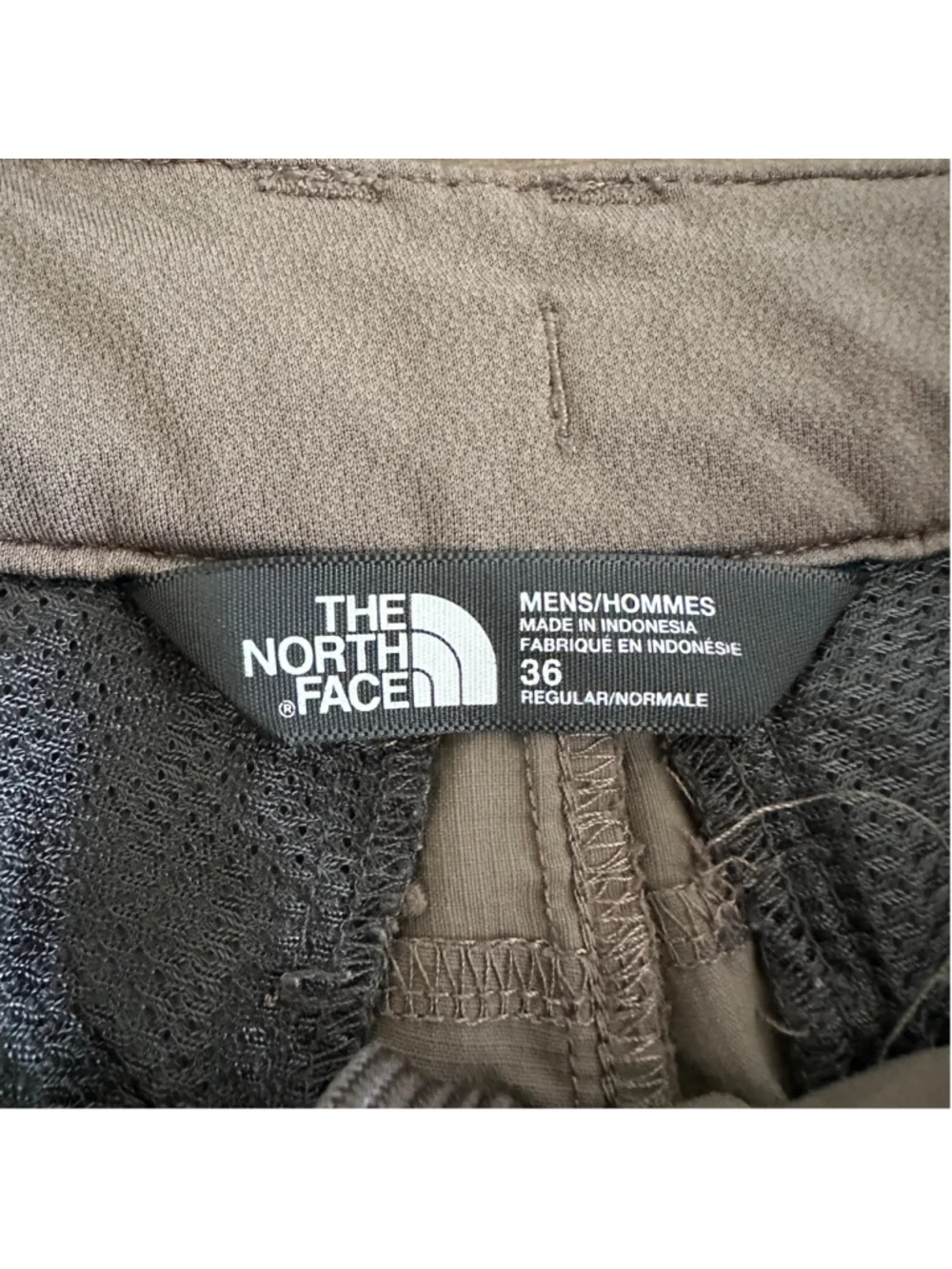 Men's The North Face Shorts Size 36 Gray Flat Front Nylon Hiking Outdoor